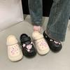 Internet Celebrity Explosion Thick Bottom Heightening Baotou Slippers Women Spring and Summer Stepping On Shit Feeling Versatile Baotou Slippers Women