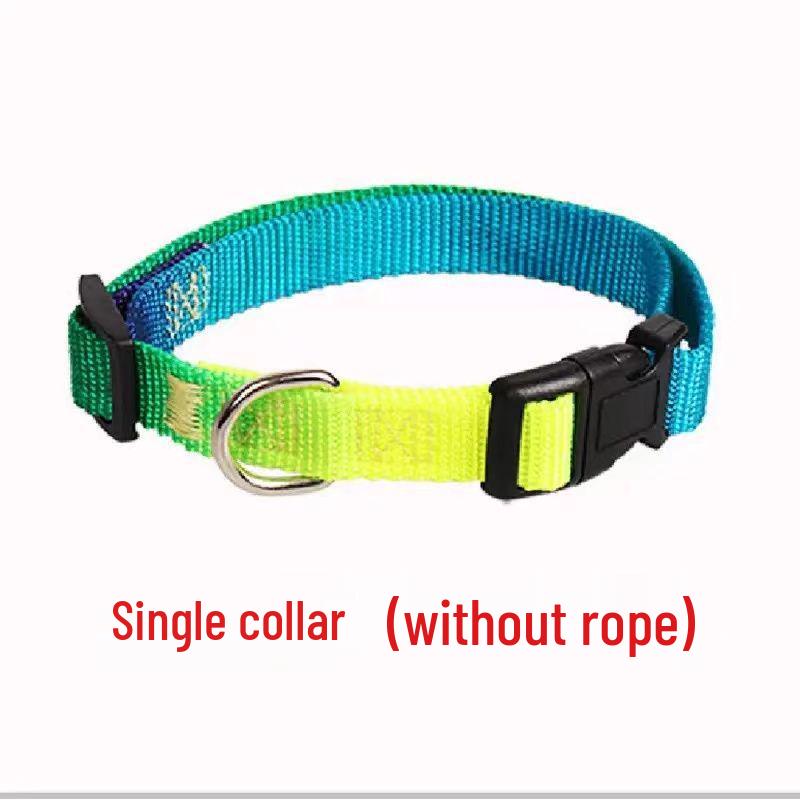 Bear Style Adjustable Breakaway Dog Leash Collar for Small Dogs - Anti-Explosion Double-Layer Design
