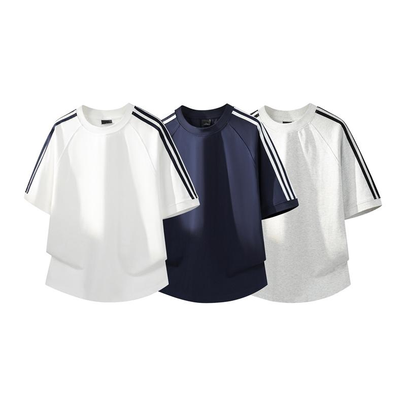 Summer Men's Loose Short Sleeved T-shirt Men's Casual Round Neck T-shirt