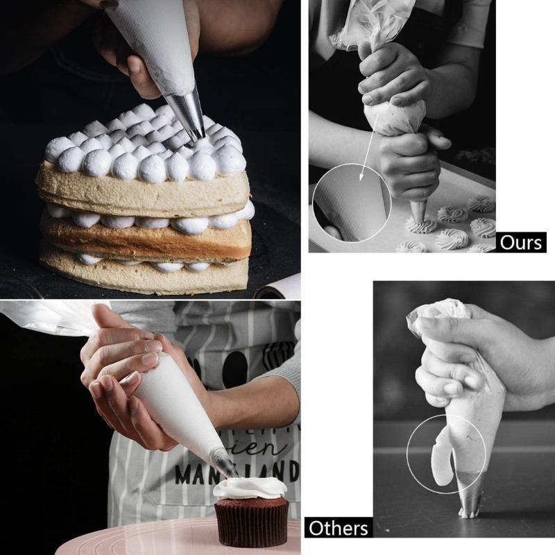 Disposable Piping Bag Pastry Pack Confectionery Equipment Baking And Bakery Accessories Bakeware Butter Cake Silk Flower Tool