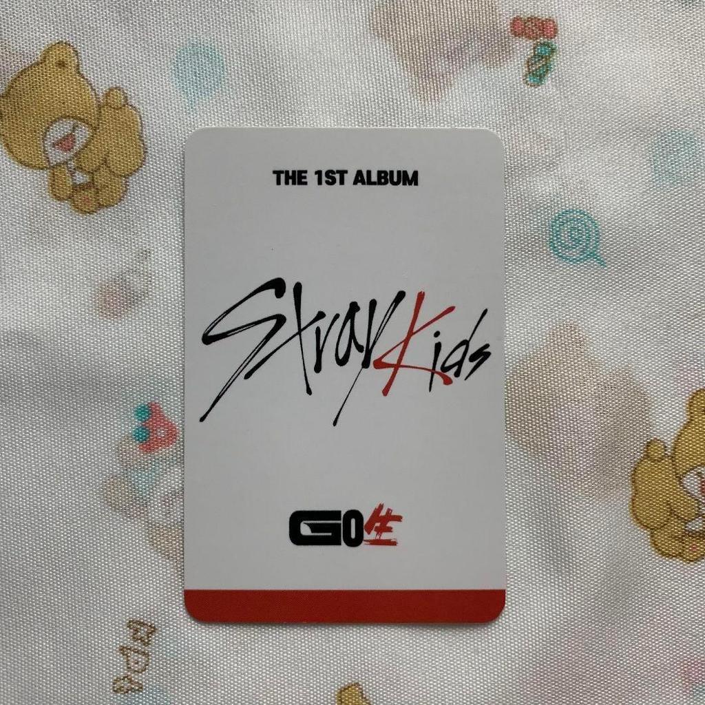 [USED] StrayKids SUKIZ SUBK GO Live Trading Card Bang Chan
