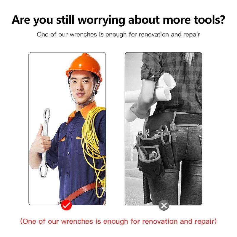 8-22mm uniwersalne klucze Torx samozaciskowy regulowany klucz do okularów tablica dwugłowicowy klucz Torx narzędzia ręczne dla fabryki