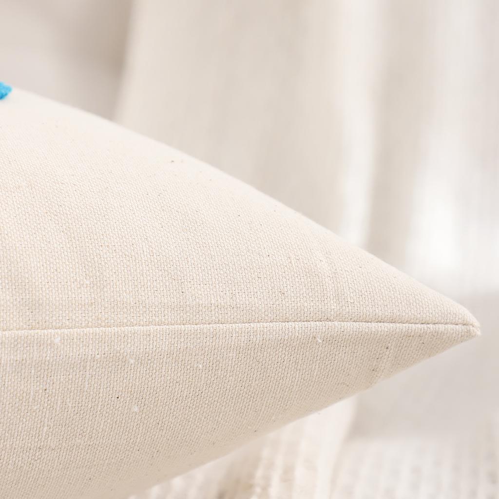 1 Stück Palmenbaum Bestickte Kissenhülle Leinwand Frühling Sommer Wohnzimmer Schlafzimmer Sofa Dekoration, Strandurlaub Stil