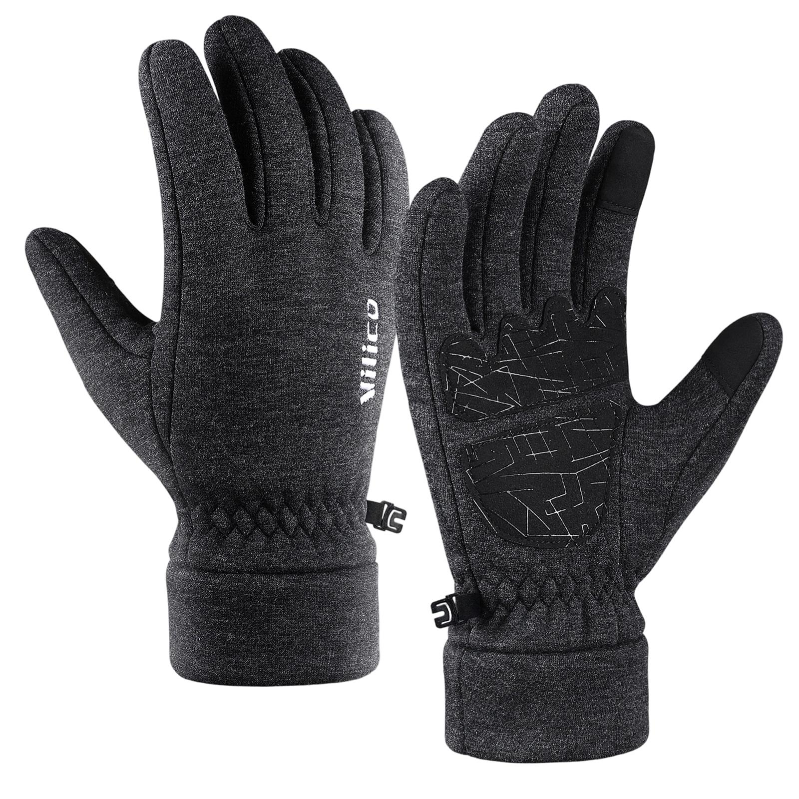 Winter Biking Gloves Cycling Gloves Touchscreens Enabled Windproof Thermals Insulation Antislip Grip For Enhances Safety XL