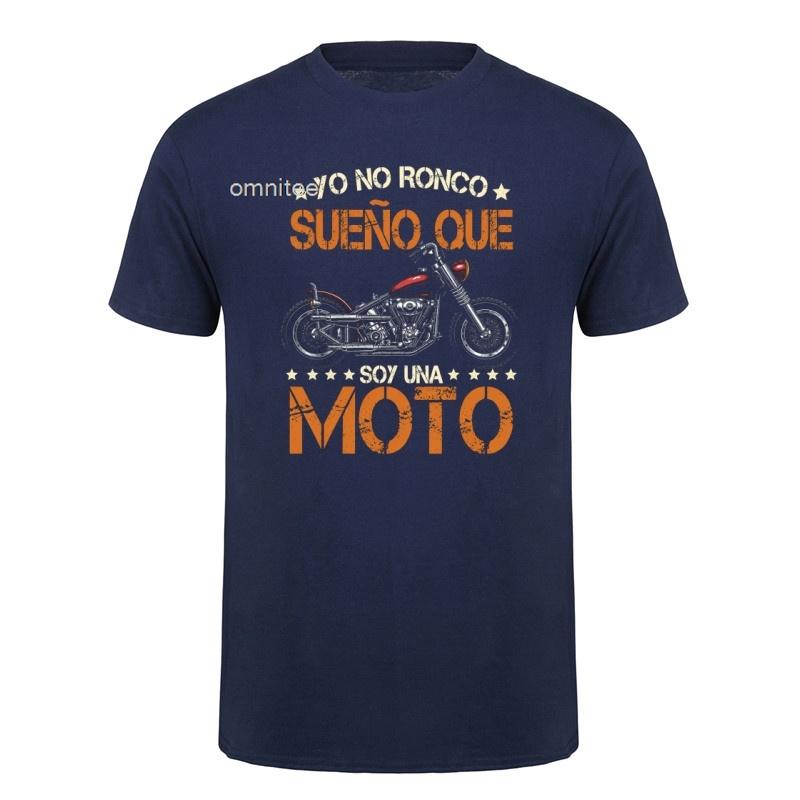 Motorcycle Biker TShirt Funny Spanish Sayings Cotton Unisex Unisex Cotton Streetwear Tee Shirt Short Sleeve Unisex Tops HJ002