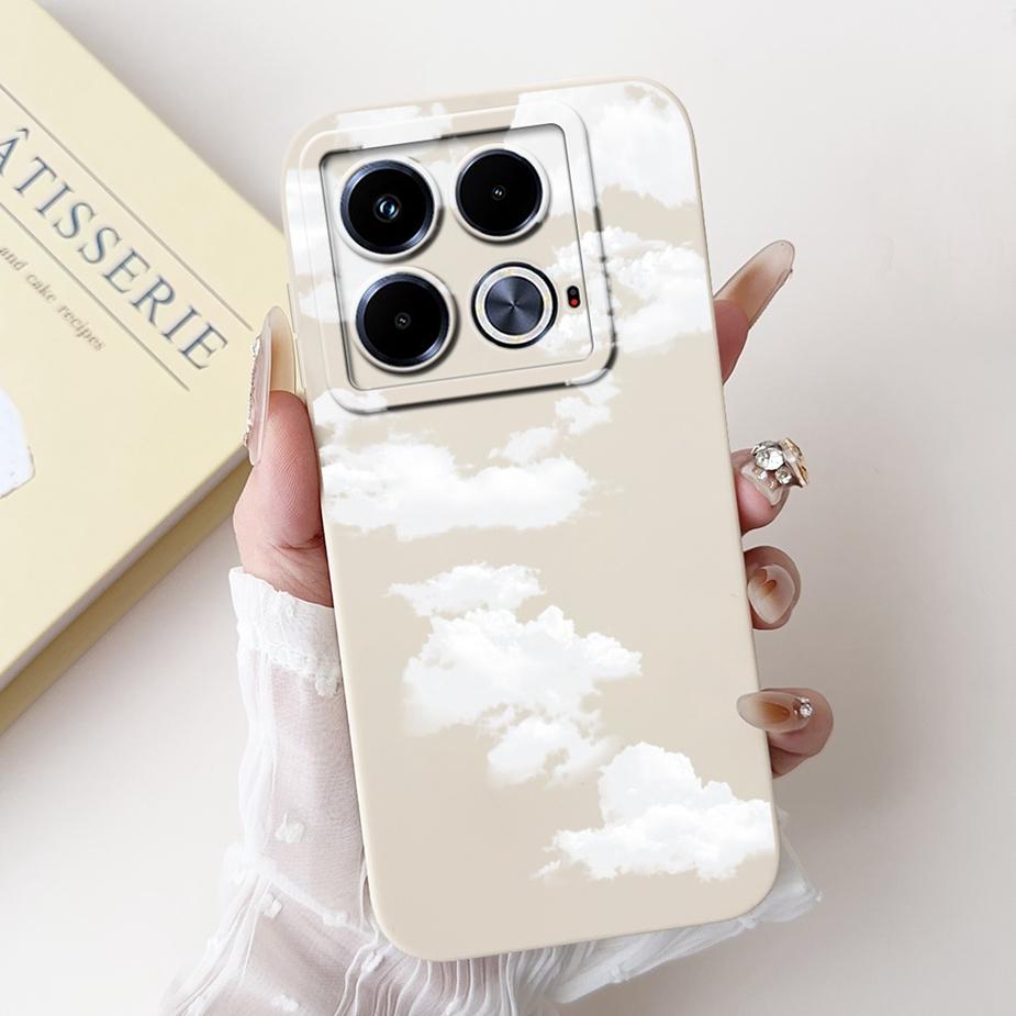 For Infinix Note 40 Case X6853 Pretty Girls Sunflowers Cover Soft Silicone Phone Case For Infinix Note 40 Pro Plus Note40 Fundas
