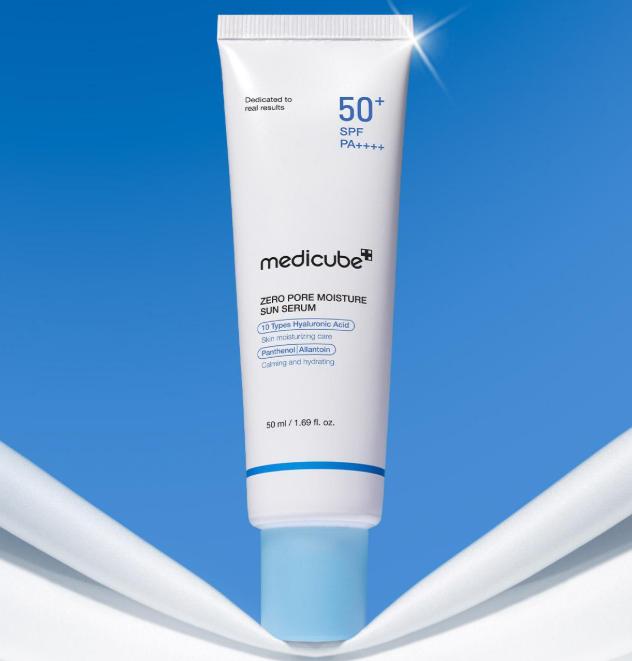 Medicube Zero Pore Hydrating Sun Serum 50ml SPF Protection & Sebum Care