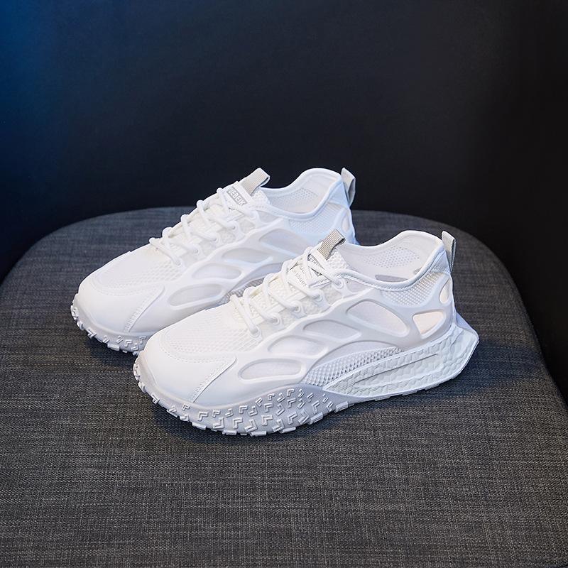 Fashion Fashion Platform Mesh Shoes Womens Summer Platform Heightening Breathable Casual Shoes Korean Version Mesh Breathable Sneakers