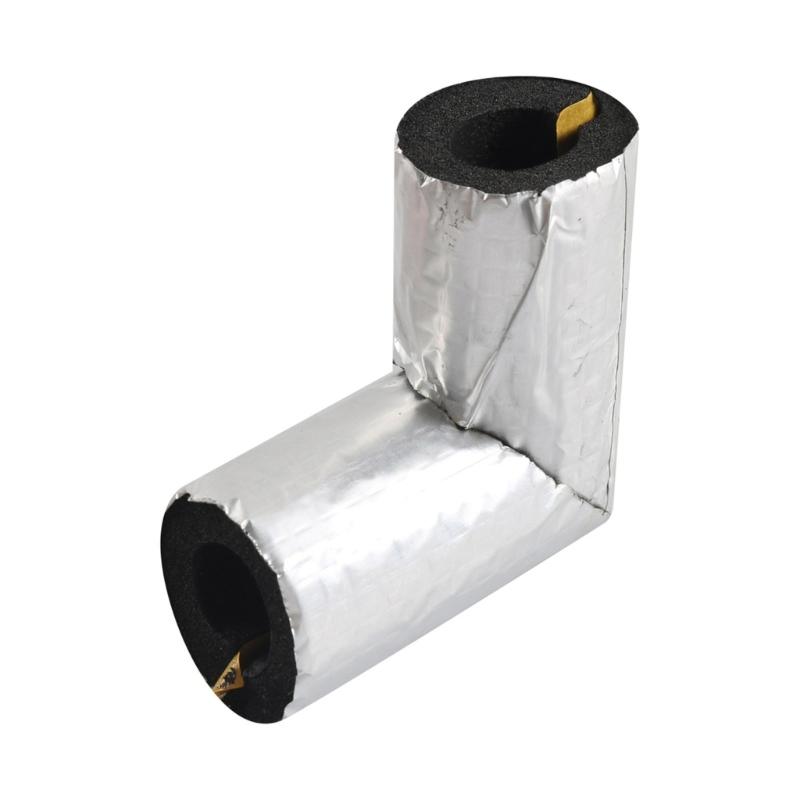 Flame Retardant Foam Insulation Elbow Tubes Suitable for 3/4 Inch Pipes High Temperature Resistance Anti Settling Design