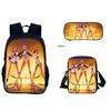 Set Zaino Kpop Hunterxhunter Con Poliestere Traspirante Per L'Uso Scolastico