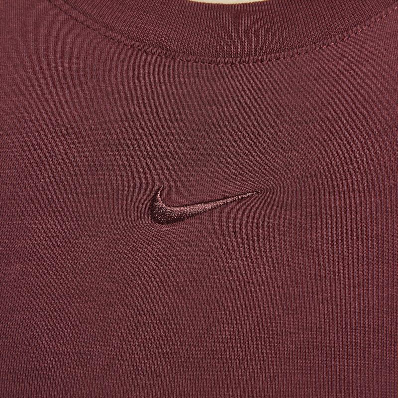 Nike Nsw Chill Knit Round Neck Slim Fit Short Sleeve T-Shirt Women Tops Dark-Team-Red HF5323-625