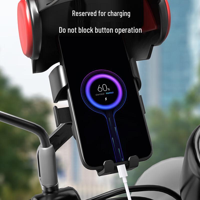 Electric Scooter Phone Holder with Sun & Rain Visor