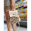 New Fashion Backpack for Women All-match Multifunctional PU Leather Handbags Classic Hand-held Plush School Bags for Girls