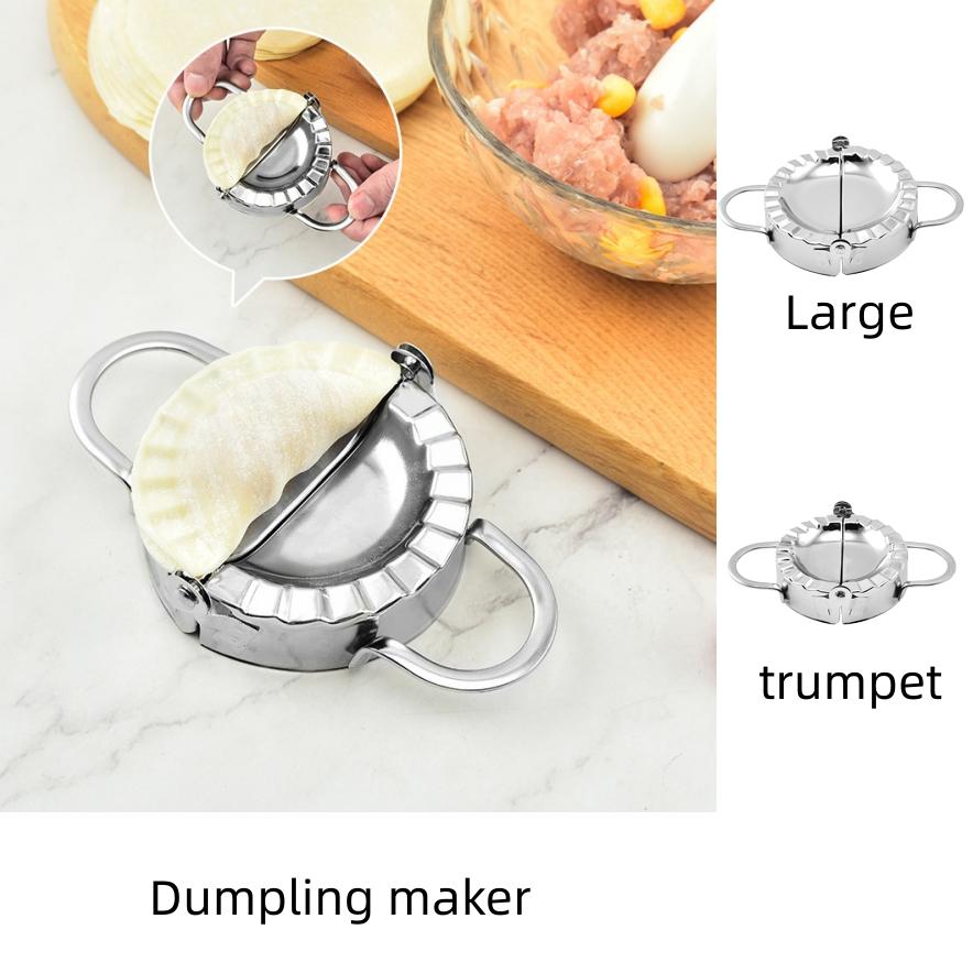 Kitchen Dumpling Making Gadgets, Simple Style, Easy To Clean, Daily Silver Size
