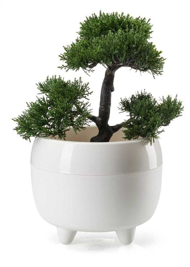 Botanica Cream Flower Pot On Legs