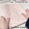 Flower Wrapping Paper 10pcs Bowknot Sydney Paper Hand-Kneaded Paper Cotton Paper Bouquet Flower Wrapping Paper Cake Baking Gift