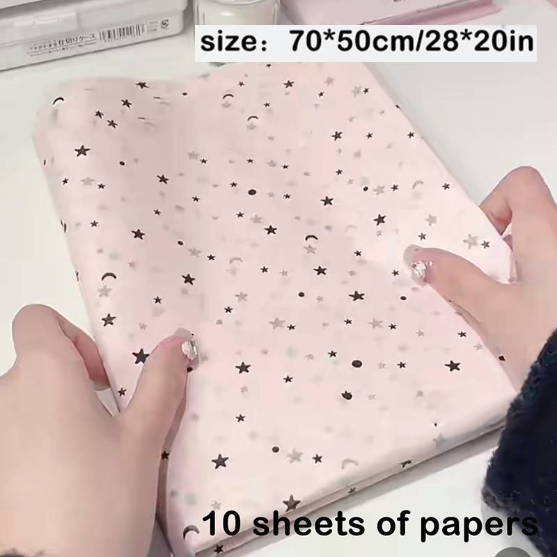 Flower Wrapping Paper 10pcs Bowknot Sydney Paper Hand-Kneaded Paper Cotton Paper Bouquet Flower Wrapping Paper Cake Baking Gift