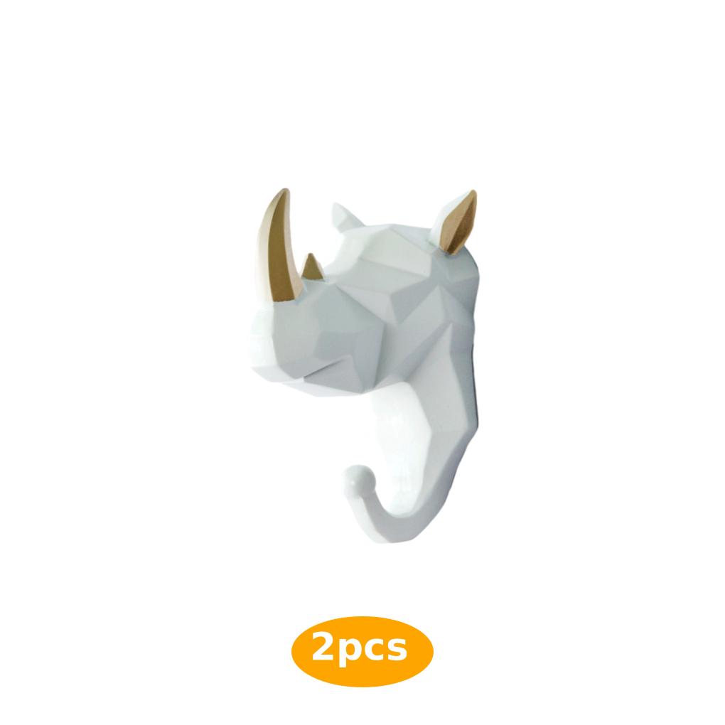 Unique And Functional Animal Head Coat Hook For Home Made Of Resin Animal Head Key Hook Animal Shape