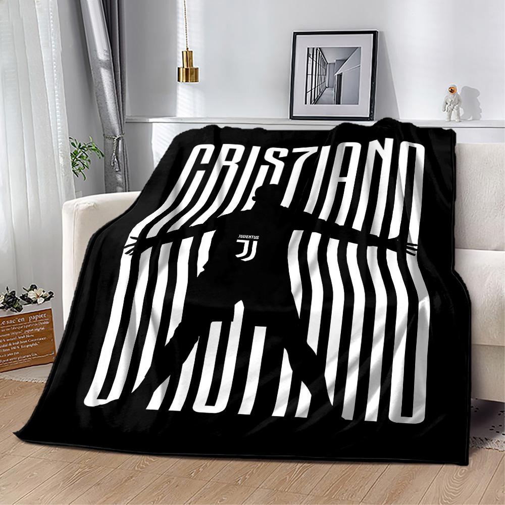 Ronaldo's Legendary Number 7 Blanket Comfortable Suitable for Bedding Chair Couch for All Occasions Stylish Decor Gift for Travel Home Birthdays