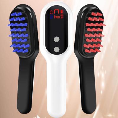 Elektrischer Kopfhaut-Massagekamm: Haarausfallprävention, Phototherapie, Gesundheit & Haarpflege