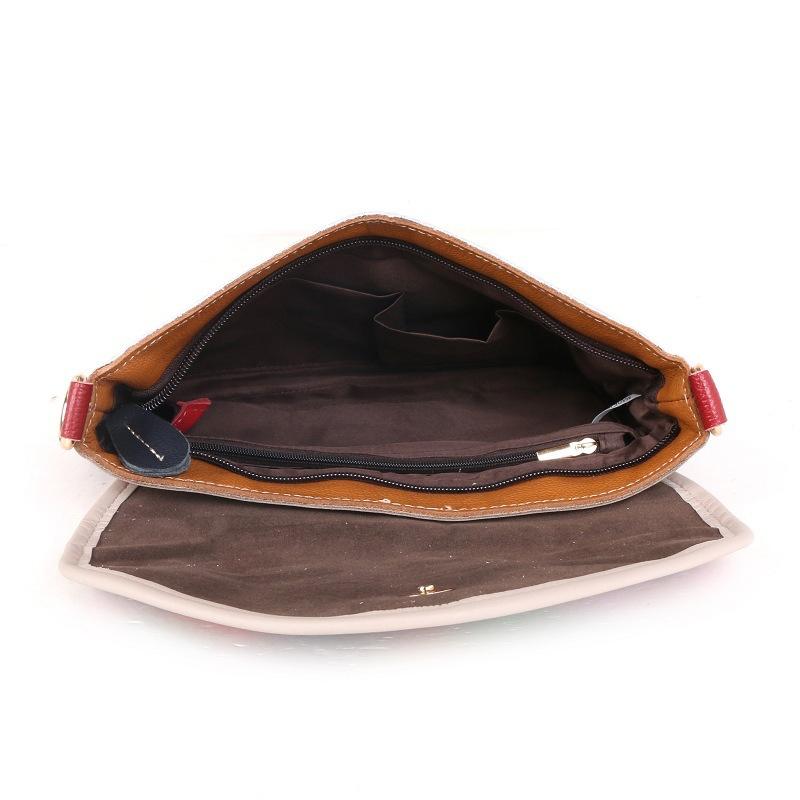 Bag Women'S Sheepskin Bag Xiaoqing Contrasting Color Single Shoulder Women'S Bag Single Shoulder Crossbody Small Bag