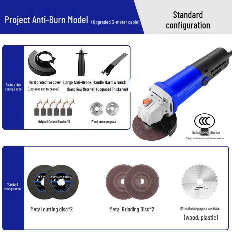 Compact Multifunctional Angle Grinder & Polisher