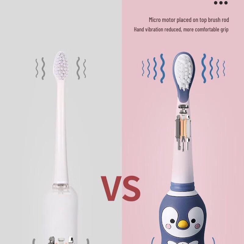 KUTA Kids' Pink Rechargeable Sonic Electric Toothbrush