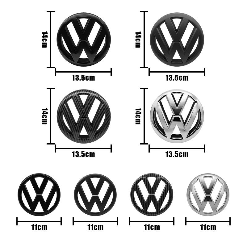 JQTYB1 ABS Car Styling Emblem For Volkswagen MK6 VW GOLF 6 2010 2011 2012 2013 Badge Hood Front Grill Rear Trunk Lid Logo Accessories
