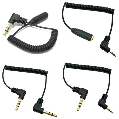 3 Pole Stereo 2,5mm Stecker Auf 3,5mm Weibliche Jack 90 Rechtwinkligen Männlichen Zu Weiblichen Audio Adapter Kabel Schnur