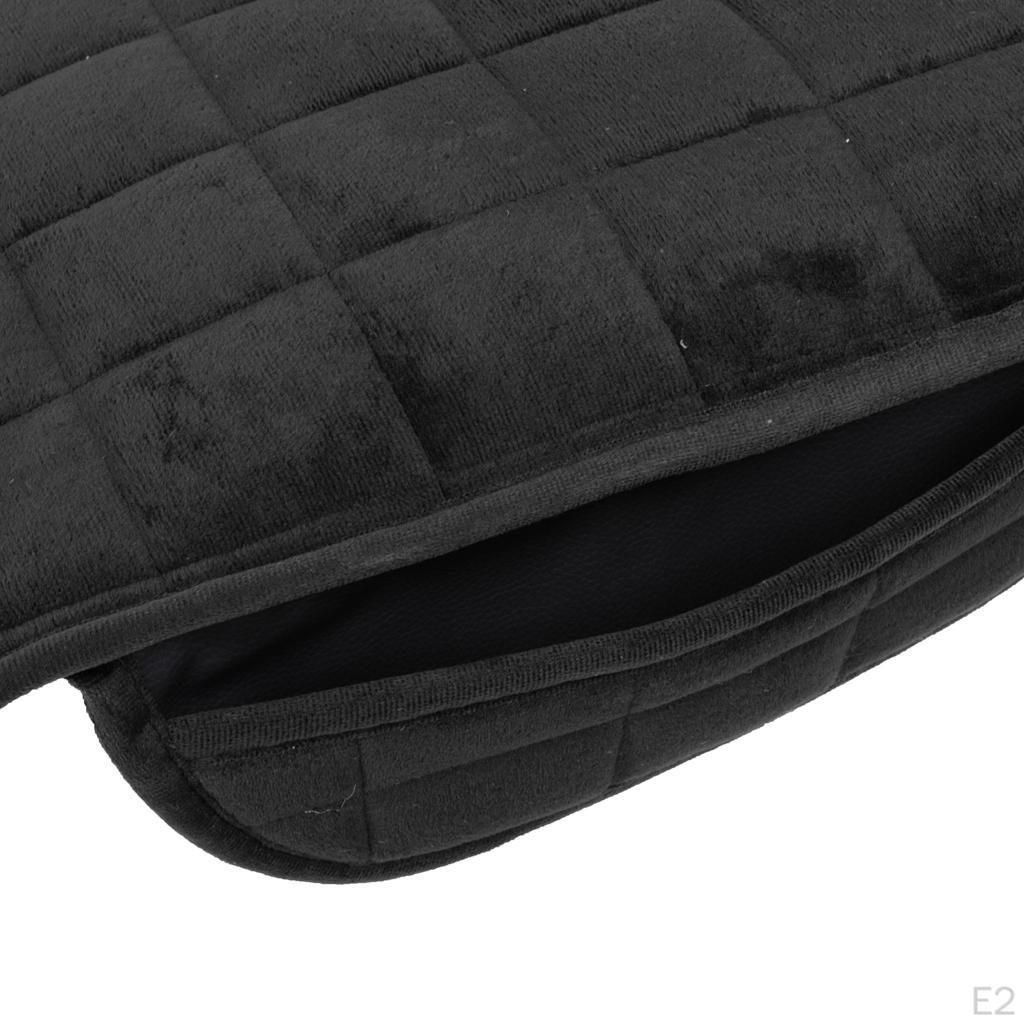 Universal Cover Cushion Front Rear Seat Set, Car Breathable Cover, Black