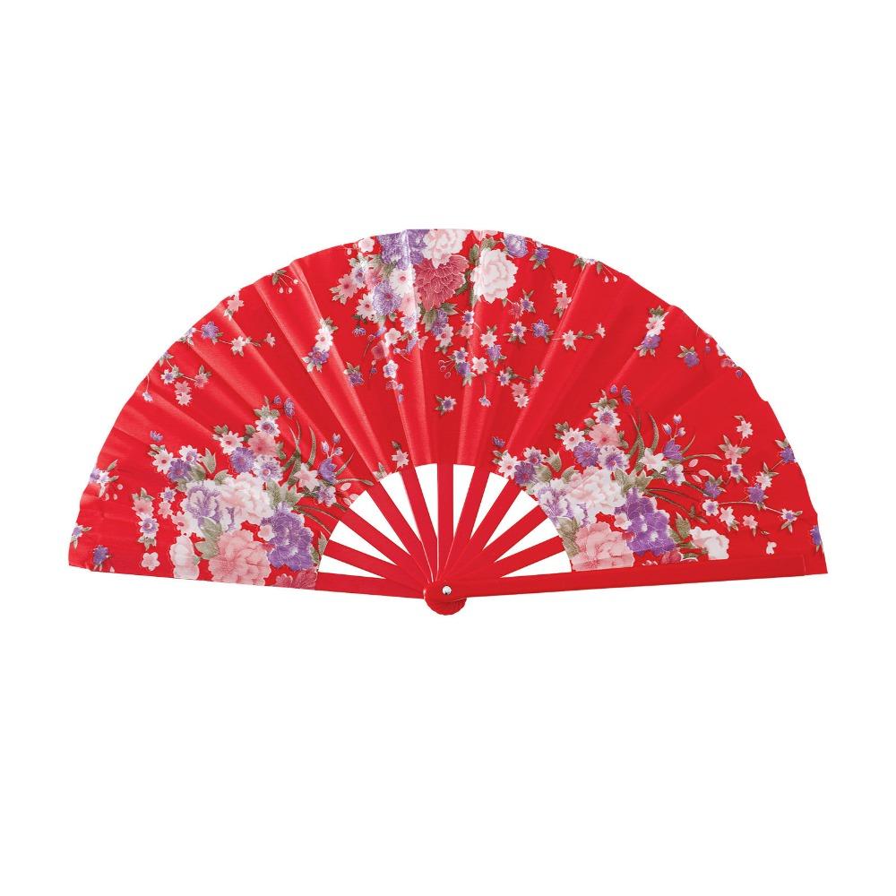 

33cm Chinese Tai Chi Yoga Fan Dance Performance Fans Chinoiserie Gift Wedding Party Decor 1