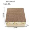 Cartoon Cat Scratching Bed - Scratch-Resistant Corrugated Cardboard Toy and Paw Board