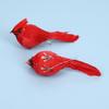 Artificial Robin Bird Decoration Feather Bird Craft Ornament Simulation Little Robin Bird Garden Ornaments Deco Jardin Féerique