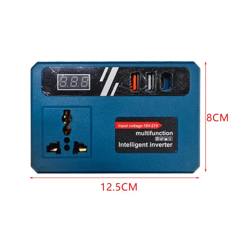 1 Piece For Makita 18V Battery Dc18V/21V To 220V Ac Power Station Generator Battery Inverter  Power Supply Inverter