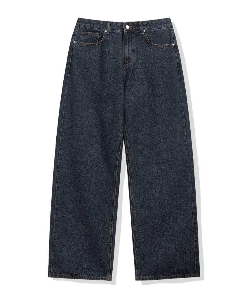 ULIFEZIP Basic Denim Standard Wide Pants 5 Colors [Ulzd_0001] (A Type)