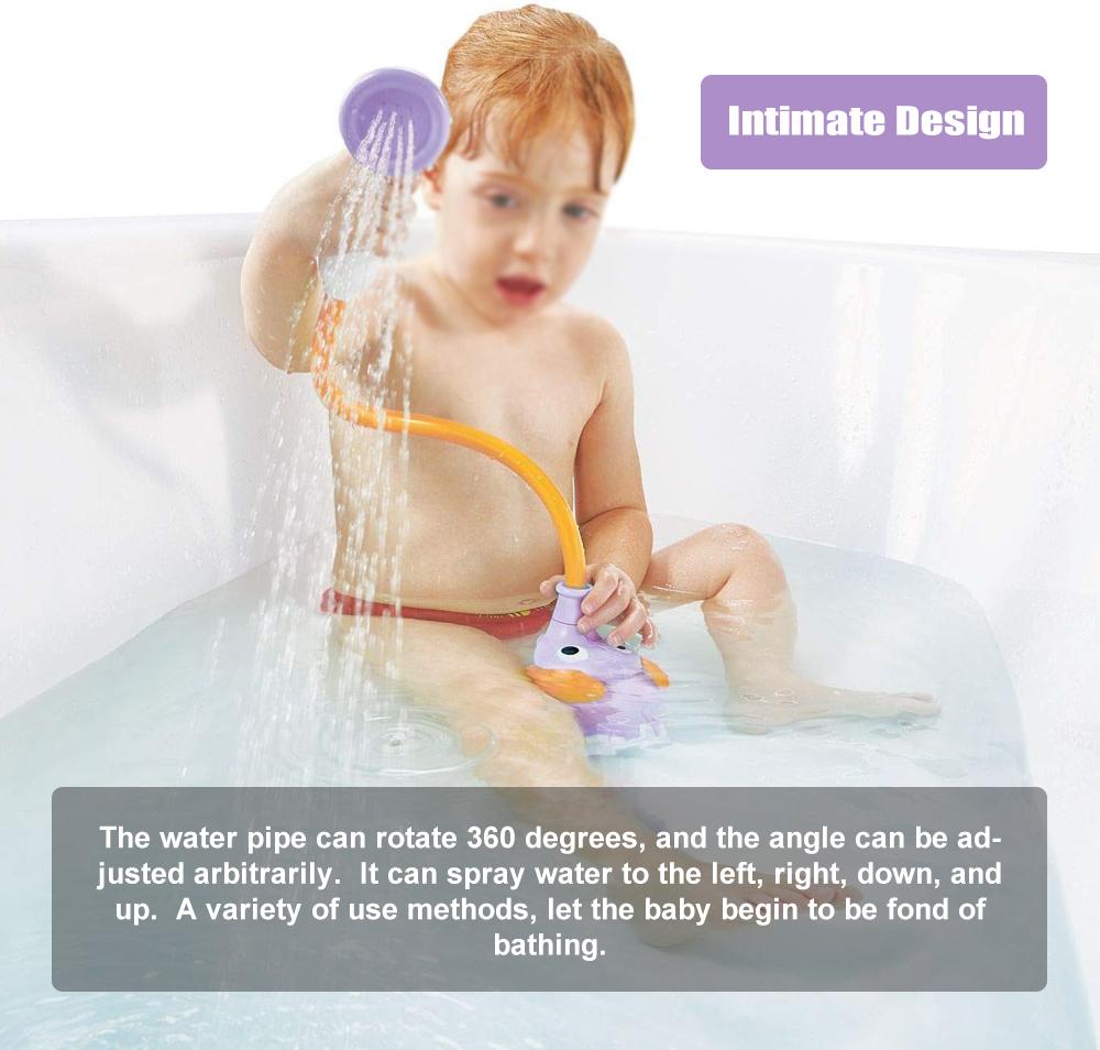 Kinderbadewannen-Bewässerungsspielzeug Elefanten-Wasserpumpe mit Rüsselauslauf-Spüler Babybadewanne Duschkopf Badewanne