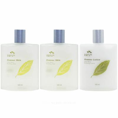 Man with Flowers Homme 3 Types Skin 140ml + Skin 140ml + Lotion 140ml Choose 3