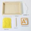 Wooden Montessori Sand Tray With Wood Pen For Writing Letters And Numbers Early Educational Toys Gifts Party Game