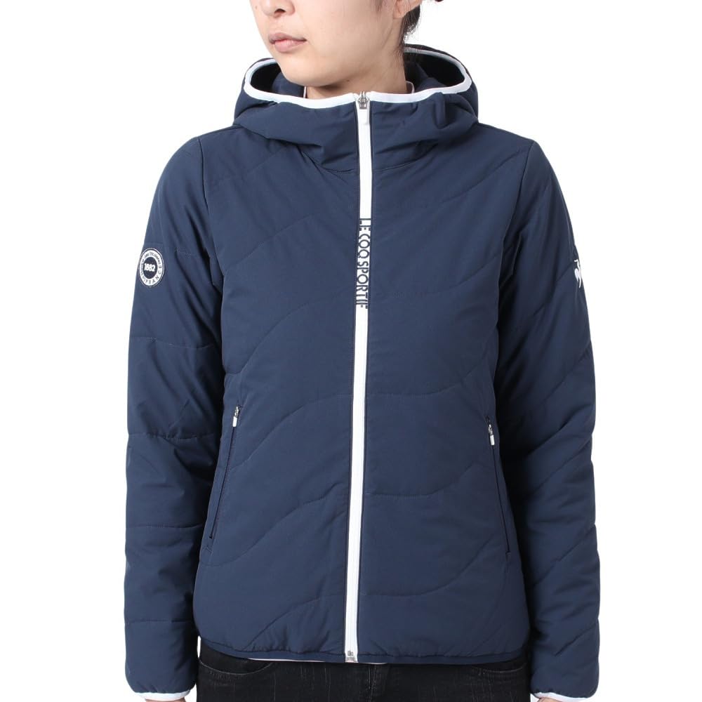 Coq Sportif Blouson Filling Heat Navi Water Repellent Golf QGWWJK01 NV00 M [Le Golf] [Stretch Forcer] Women's (Navy)