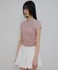 Peulleeoeob Muta Waffle Raglan T-Shirt (Fl-154_Pink)