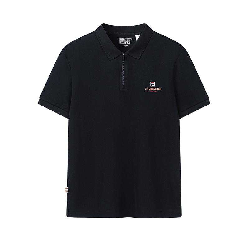 FILA Heritage Antibacterial Cooling Polo Shirt Men tops F11M638101FNV