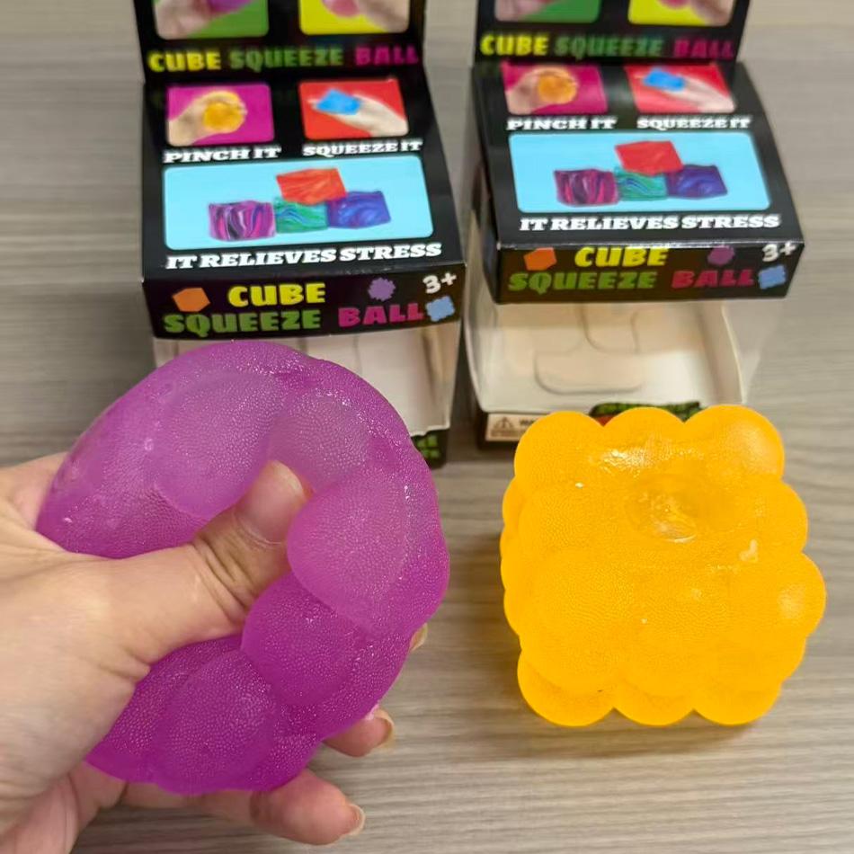 Mini Candy Shaped Plastic Stress Relief Toy Maltose Pinching Tool Soft Skin Friendly Durable Party Favors for Stress Relief