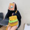 Parent-child Backpack Kindergarten School Bag Hamburger Plush Backpack Cartoon Burger Bag Kids Pack