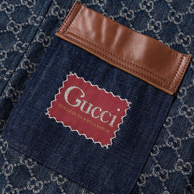 GUCCI Denim Jackets & Coats Men's Blue 644963-XDBIP-4266