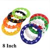 2Pcs 8-inch ATV Wheel Trim Hub Protection Decor Rim Cap Universal Vehicle All Terrain Wheel Plastic Cover Fit 8 Inch Tires