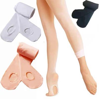 Ballet Practice Tights: Hole-Digging Dance Socks for Children, Adults, and Women - Nine-Tenths Length.