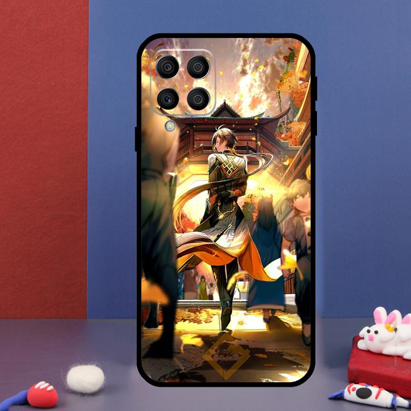 Zhongli Genshin Impact For Samsung Galaxy M12 M13 M33 M23 M53 M15 M55 M31 M51 M14 M34 M54 M20 M32 M52 Phone Case