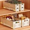 Japanese Style Collapsible Storage Basket With Large Capacity For Kitchen And Living Room Organization