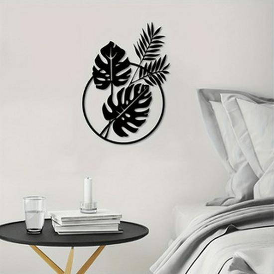 Temu Metall Silhouette Pflanze Wandhaken – Moderne Minimalistische Dekorationskunst