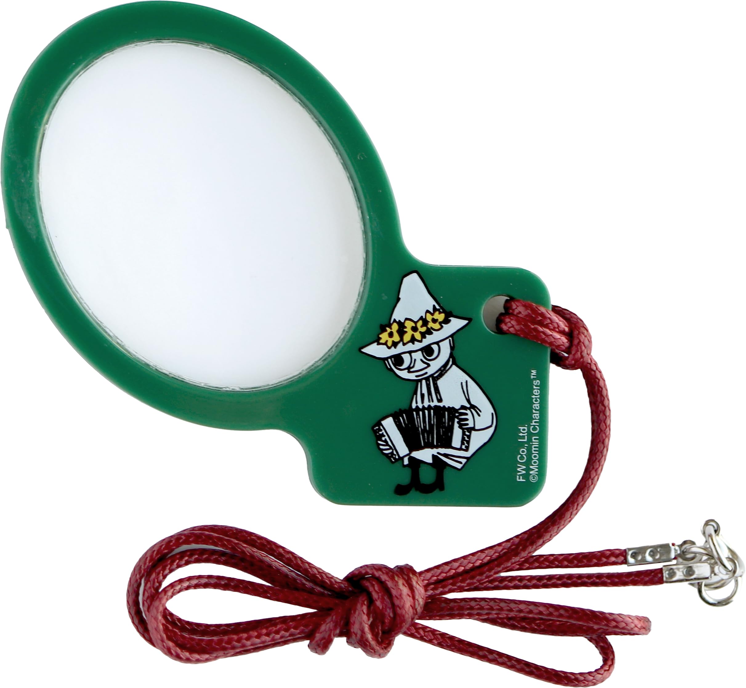 

Лупа Fieldwork Normal Loupe G Handheld Loupe Moomin Foldable with Strap Green 1.8x MLP001-4 зелений